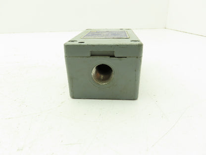 Square D 9007CR53B Limit Switch Explosion Proof Hazardous Location 600V 10A
