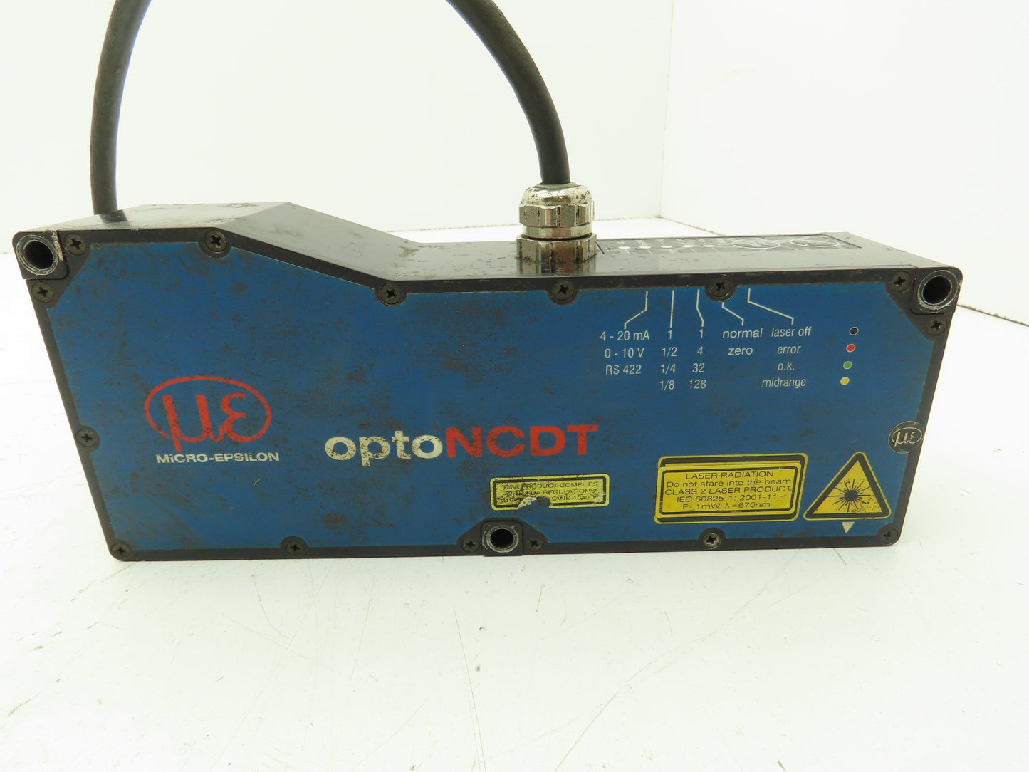 Micro Epsilon ILD1810-50 OptoNCDT Laser Optical Sensor Head Distance Measuring