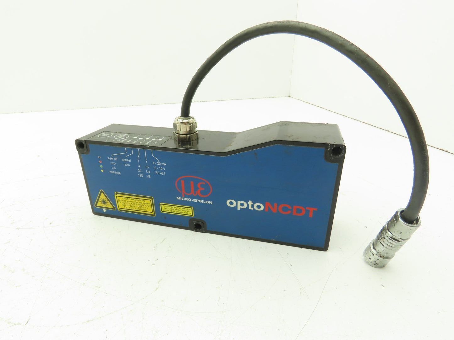 Micro Epsilon ILD1810-50 OptoNCDT Laser Optical Sensor Head Distance Measuring