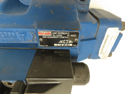 Rexroth 4WEH32E63/6EW110N9ETDA Directional Control Solenoid Valve 120V 4WE6J62