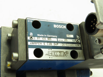 Bosch 4WRLE10V-85M Proportional Directional Servo Valve 4WRPEH6C3B04P 0811404605