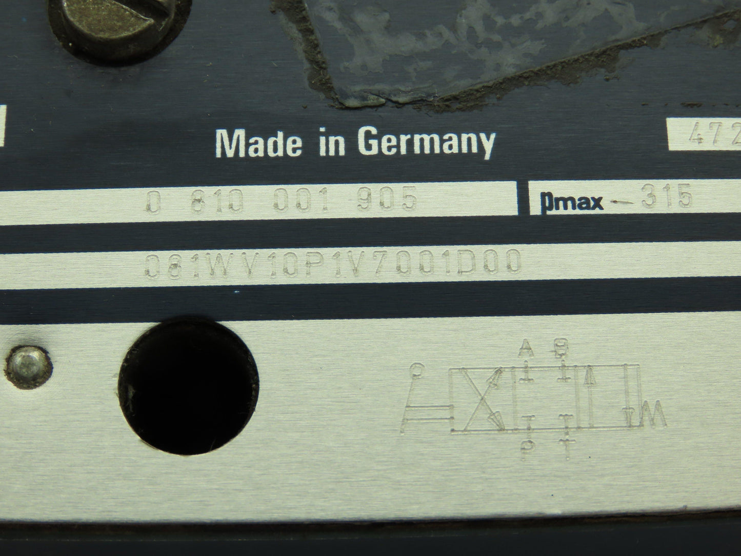 Bosch 081 WV 10 Hydraulic Manual Directional Control Valve 4/3-Pos 0810001905