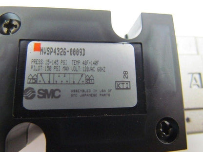 SMC 1 NVSP4326-0009D 115V AC Solenoid Valve