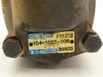 Eaton Char-Lynn 104-1027-006 OEM Hydraulic Geroler Disc Valve Motor 20 GPM