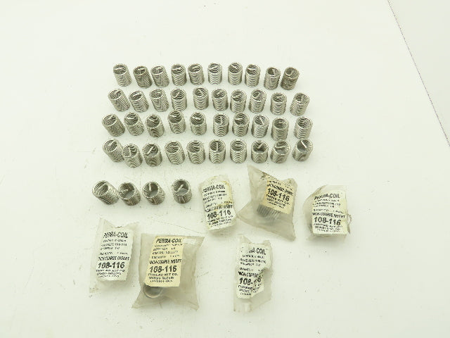 Perma Coil 108-116 Thread Insert Coil 1-8  UNC Helicoil Lot of 50