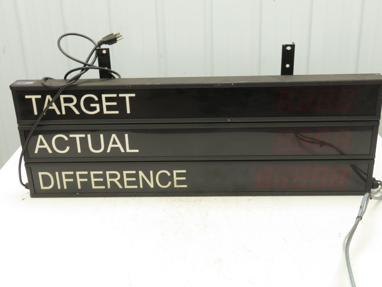 Electronic Displays ED225MPC-3L-N1-1002 Production Scoreboard Target Sign 2.25"