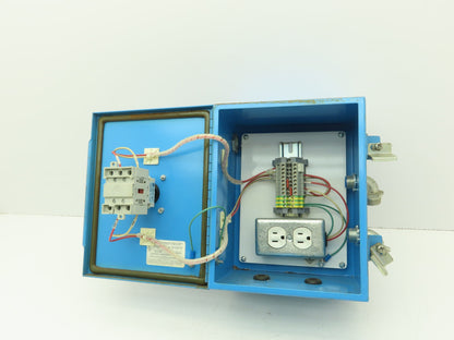 Saginaw SCE-10086CHNF Electrical Enclosure Wall Mount Continuous Hinged  10x8x6"