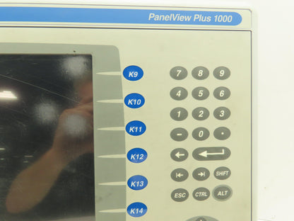 Allen Bradley 2711P-B10C4A1 PanelView Plus 1000 HMI Ser A Screen Wear
