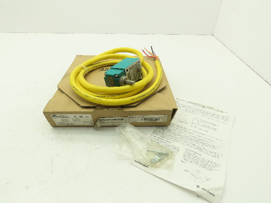 Allen Bradley 802MC-AZY5LF Limit Switch Lever Type 5' Pre Wired 24V DC 2 Circuit