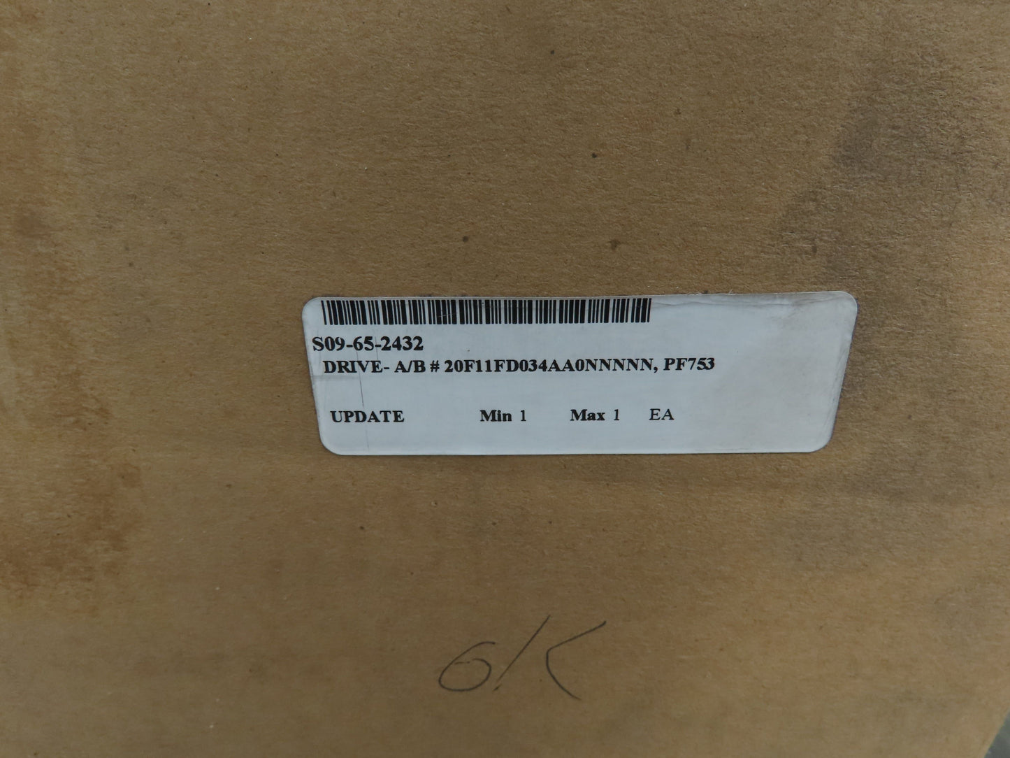 Allen Bradley 20F11FD034AA0NNNNN Powerflex 753 AC Drive VFD 480V 25HP 3Ph 34A