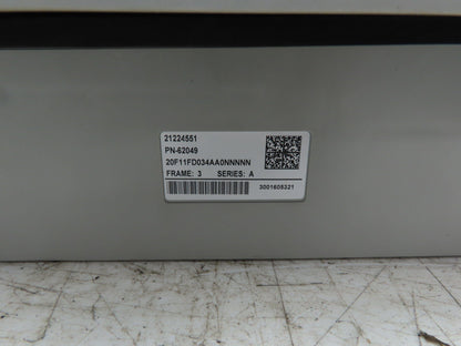 Allen Bradley 20F11FD034AA0NNNNN Powerflex 753 AC Drive VFD 480V 25HP 3Ph 34A