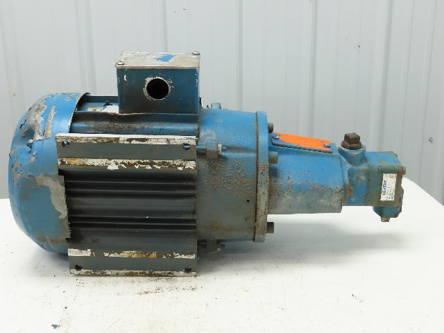 Vickers V101P5P1C20 7.5 GPM Hydraulic Pump Unit 5Hp Lincoln AC Motor 460V 3PH