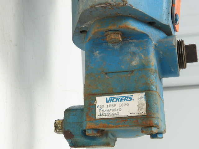 Vickers V101P5P1C20 7.5 GPM Hydraulic Pump Unit 5Hp Lincoln AC Motor 460V 3PH
