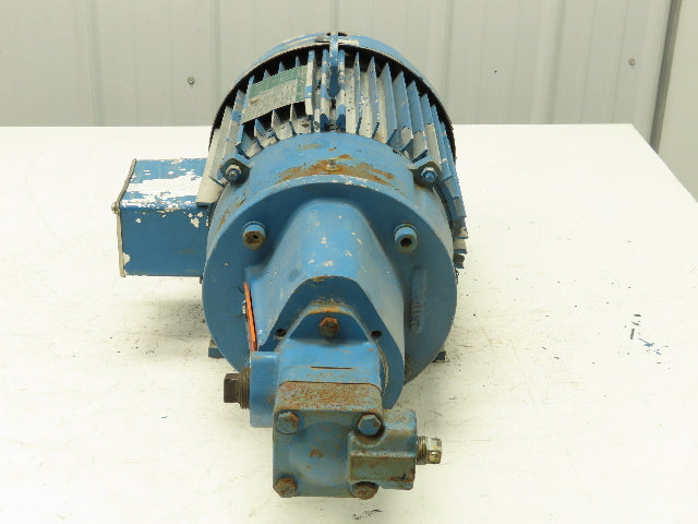 Vickers V101P5P1C20 7.5 GPM Hydraulic Pump Unit 5Hp Lincoln AC Motor 460V 3PH