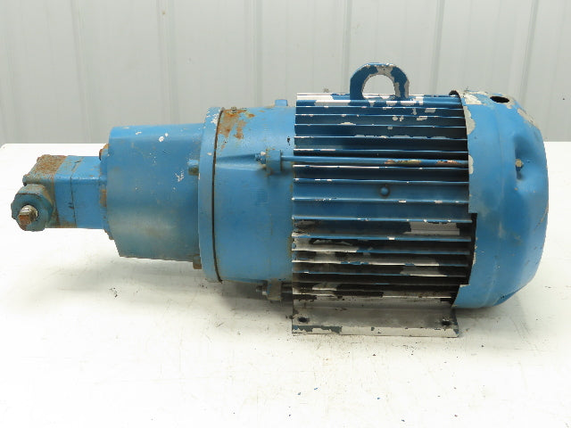 Vickers V101P5P1C20 7.5 GPM Hydraulic Pump Unit 5Hp Lincoln AC Motor 460V 3PH