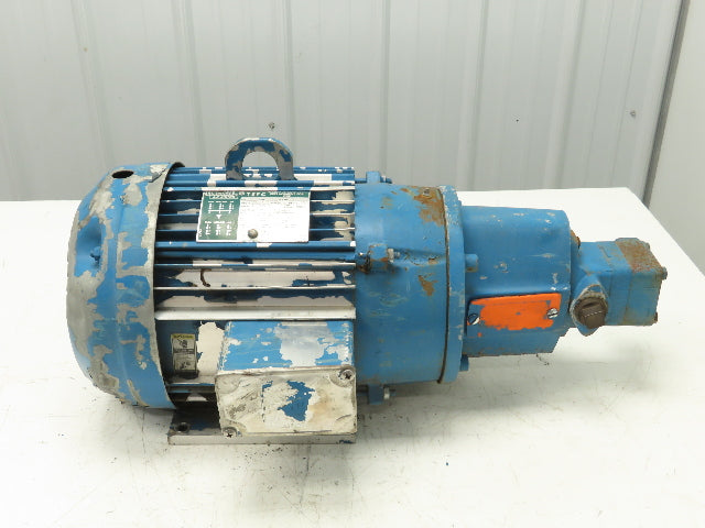 Vickers V101P5P1C20 7.5 GPM Hydraulic Pump Unit 5Hp Lincoln AC Motor 460V 3PH