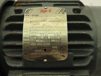 Baldor VECP3581-4 Super-E Severe Duty AC Motor 1Hp 1750 RPM 460V 3PH 56C TEFC