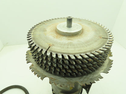 JPM3554T Table Saw Motor 1.5Hp 1725 RPM 460V 3PH 6-Blade 10" Dado Plywood Cutoff