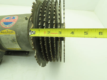 JPM3554T Table Saw Motor 1.5Hp 1725 RPM 460V 3PH 6-Blade 10" Dado Plywood Cutoff