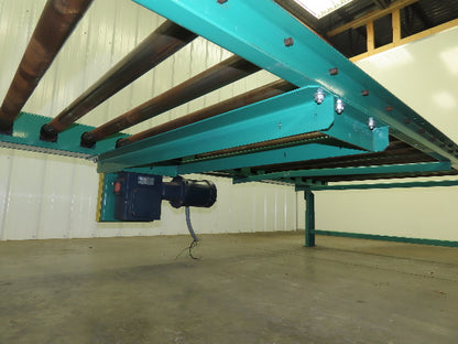 42"BF x 9'L Chain Drive Live Roller Conveyor .5Hp 230/460V 3PH Center Drive