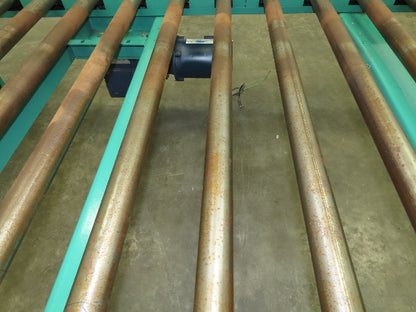 42"BF x 9'L Chain Drive Live Roller Conveyor .5Hp 230/460V 3PH Center Drive