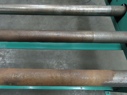 42"BF x 9'L Chain Drive Live Roller Conveyor .5Hp 230/460V 3PH Center Drive