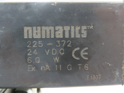 Numatics 252SS500M000061 Mark 25  2-Station Solenoid Valve Block 3-Pos 24VDC
