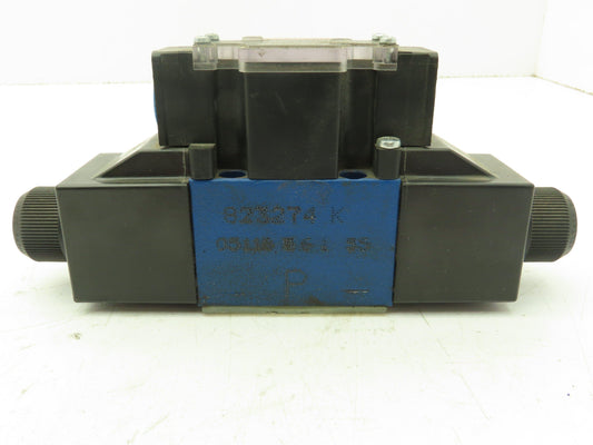 Rexroth 4WE6H62/EW110N9DA/62 Hydraulic Directional Solenoid Spool Valve 4/3 120V