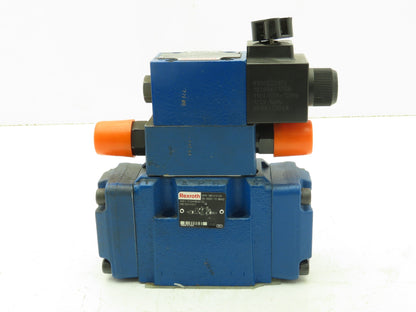 Rexroth 4WEH 10 D44/6EW110/N9ETS2K4/B10 Directional Valve Stack 120V 4WE6D62