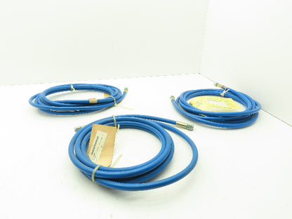 CRP 1006AV 1/4"x 15' Airless Paint Sprayer Hose 3300 PSI Blue  Lot of 3