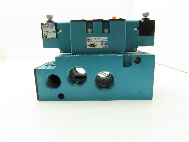 MAC 6623A-511-PM-114DA Pneumatic Solenoid 4/2 Spool Valve 120V