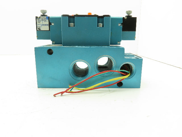 MAC 6623A-511-PM-114DA Pneumatic Solenoid 4/2 Spool Valve 120V