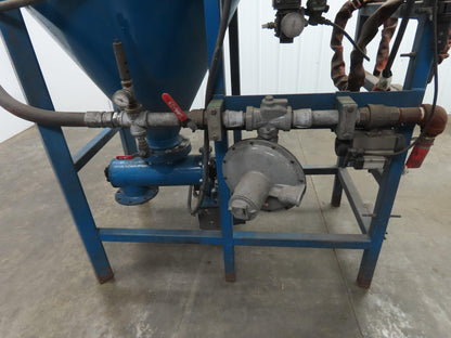 HMC Hot Metal Coating Mold Duster Graphite 120 Gallon Hopper VFD Feed Auger