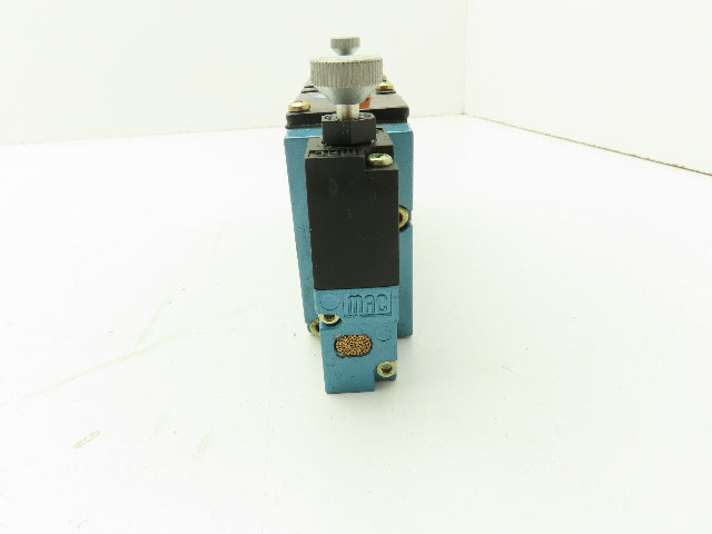 MAC 93A-EAB-000-DM-DJAP-4DG Pneumatic Double Solenoid 4/3 Spool Valve 120V