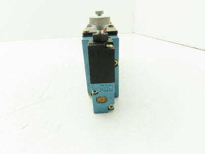 MAC 93A-EAB-000-DM-DJAP-4DG Pneumatic Double Solenoid 4/3 Spool Valve 120V