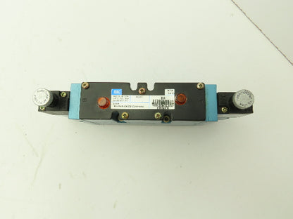 MAC 93A-EAB-000-DM-DJAP-4DG Pneumatic Double Solenoid 4/3 Spool Valve 120V