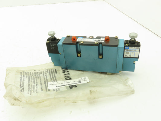 MAC 93A-EAB-000-DM-DJAP-4DG Pneumatic Double Solenoid 4/3 Spool Valve 120V