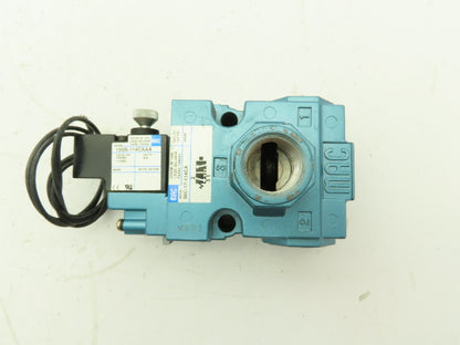 MAC 56C-17-114CA Pneumatic Solenoid 3/2 Spool Valve 120V 3/4" NPT