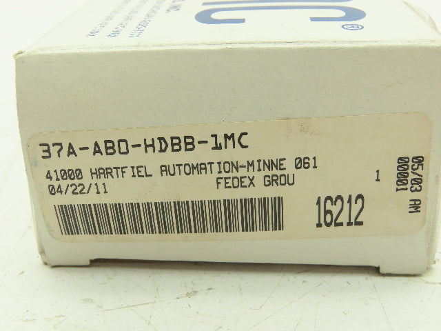 MAC 37A-AB0-HDBB-1MC Pneumatic Solenoid 3/2 Poppet Valve 24VDC 1/4" NPT