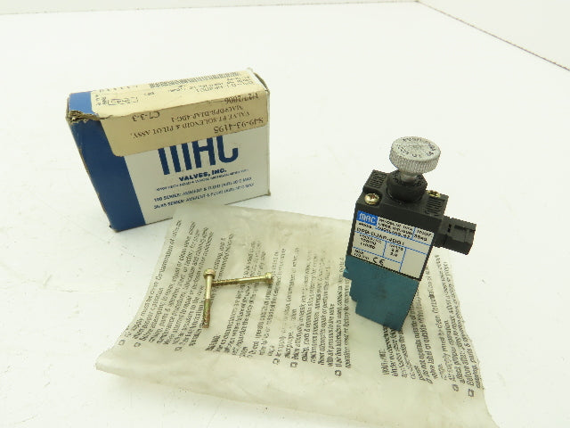 MAC DPB-DJAP-4DG1 Pneumatic Solenoid Valve 120V