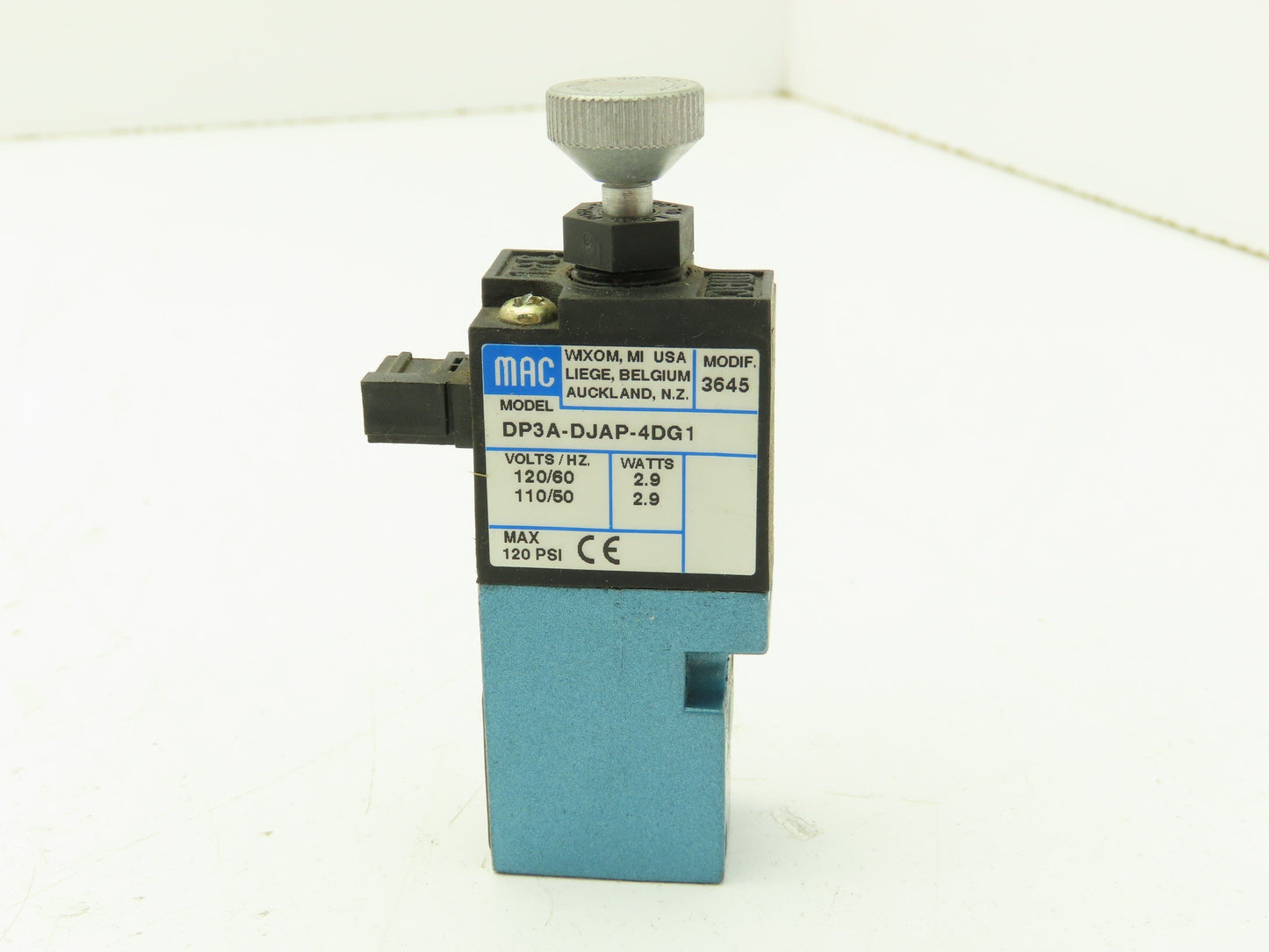 MAC DP3A-DJAP-4DG1 Pneumatic Solenoid Valve 110/120V