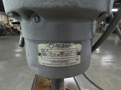 Duty Master 20" Drill Press #3 Morse Taper 6" Stroke 1 Hp 3Ph Variable Speed