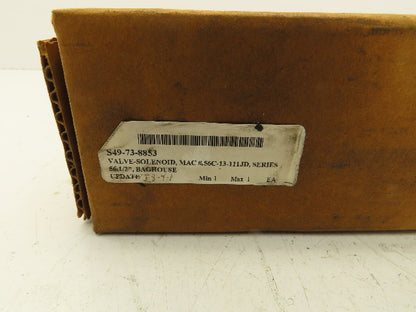 MAC 56C-12-111JD Pneumatic Solenoid 3/2 Spool Valve 120V 3/8" NPT