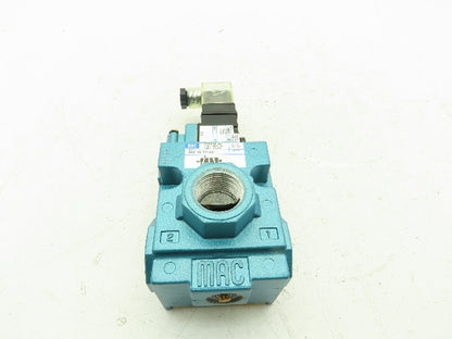 MAC 56C-12-111JD Pneumatic Solenoid 3/2 Spool Valve 120V 3/8" NPT