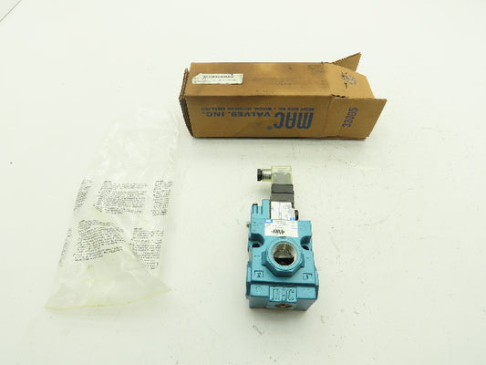 MAC 56C-12-111JD Pneumatic Solenoid 3/2 Spool Valve 120V 3/8" NPT