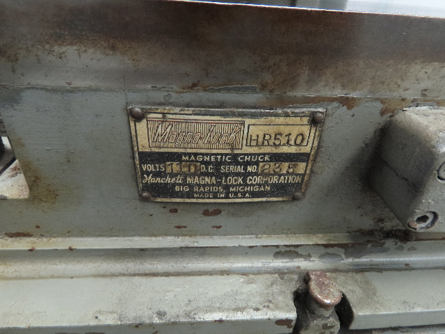 Boyar Schultz 612 Surface Grinder Magna Lock HR510 Magnetic Chuck 3Ph 230/460V