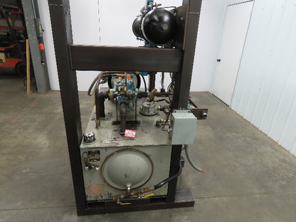 Tec Hackett Hydraulic Unit 230/460V 3Ph 30HP 39.5 GPM 3000 PSI 80 Gallon Tank