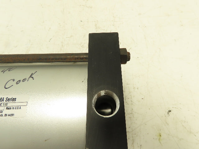 Parker 4MA Series Pneumatic Air Cylinder 6" Bore 5" Stroke 250 PSI Trunnion Mt