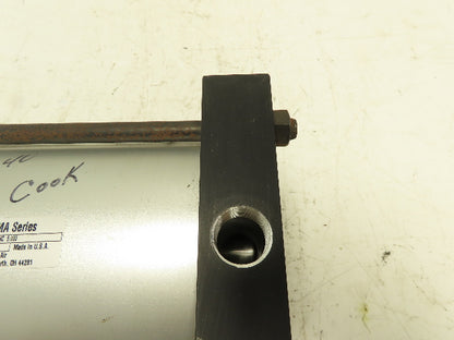 Parker 4MA Series Pneumatic Air Cylinder 6" Bore 5" Stroke 250 PSI Trunnion Mt