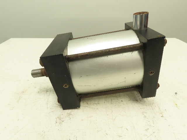 Parker 4MA Series Pneumatic Air Cylinder 6" Bore 5" Stroke 250 PSI Trunnion Mt